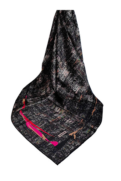 Aker Silk Crepe Satin Scarf Best of Series 8973701-311