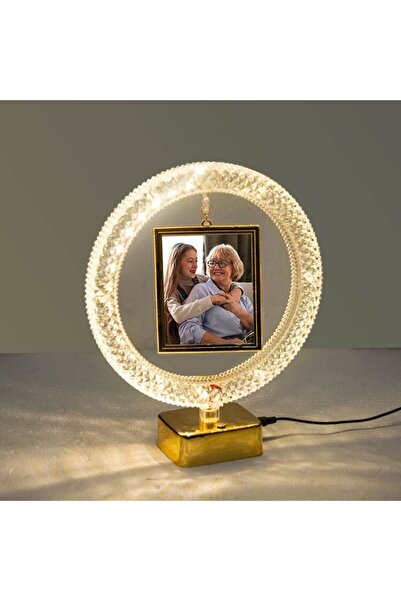 BADEAVM Led Işıklı Kristal Çember Fotoğraf Çerçevesi