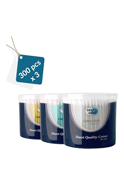 COOL & COOL أعواد قطنية - 300 قطعة