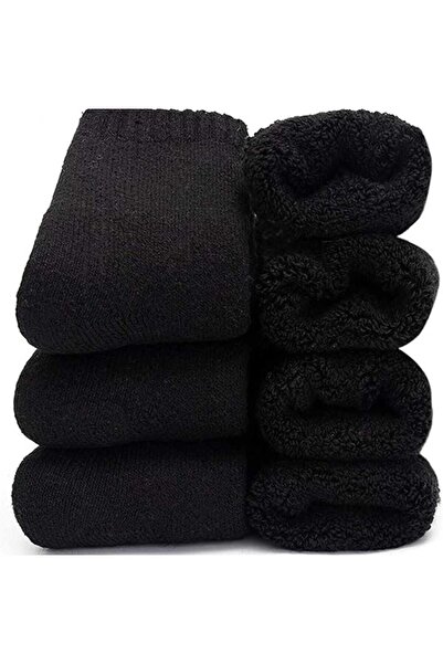 Generic مجموعة جوارب شتويه من 6 ازواح ، شرابات حرارية ذو جودة عاليه قابلة للتنفس وثقيلة ومريحة للطقس البارد