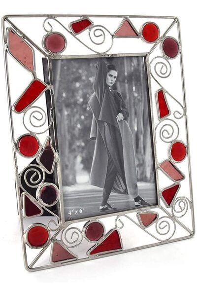 The Bros Red and Purple Photo Frame