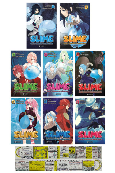 Akıl Çelen Kitaplar Slime Olarak Reenkarne Olduğum Zaman 1-2-3-4-5-6-7-8. Cil...