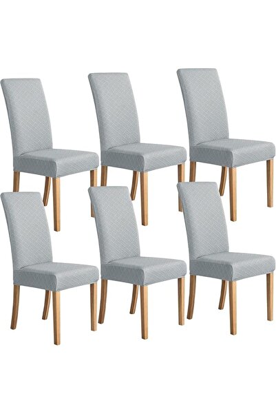 The Bros Dining Chair Slipcovers, Diamond lattice Jacquard Dining Room Chair ...