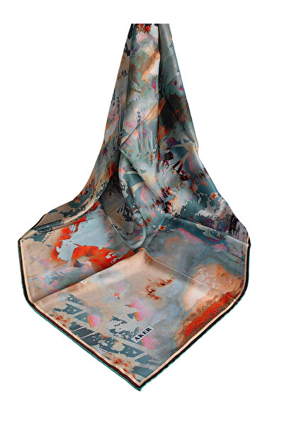 Aker Silk Crepe Satin Scarf Best of Series 8989701-351