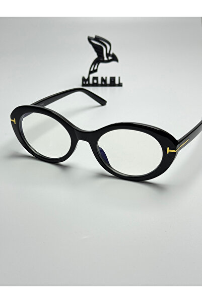MONAL EYEWEAR Tweety Kadın Oval Mavi Işık Koruyuculu Ekran Gözlüğü Şeffaf Cam...