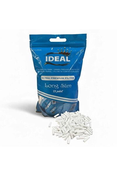 Han Tobacco Long Slim Pamuklu Filtre İdeal 20 Mm 25 Paket