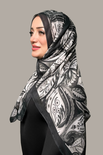 Daisy Polo Desenli Pamuklu Soft Şal