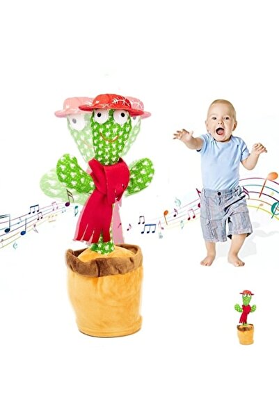OEMN Interactive Talking and Dancing Cactus Toy, Christmas Edition