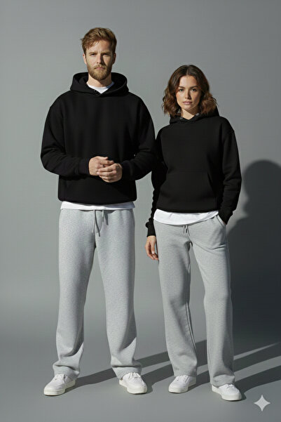 ALİ.COM Winter Lover Couple Combination, Men's and Women's Bottom Top Set Men/Women 2-Piece