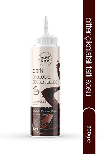 Sweet Sense Bitter Çikolatalı Tatlı Sos 300 gr - Krep & Pankek & Tatlı Sosu