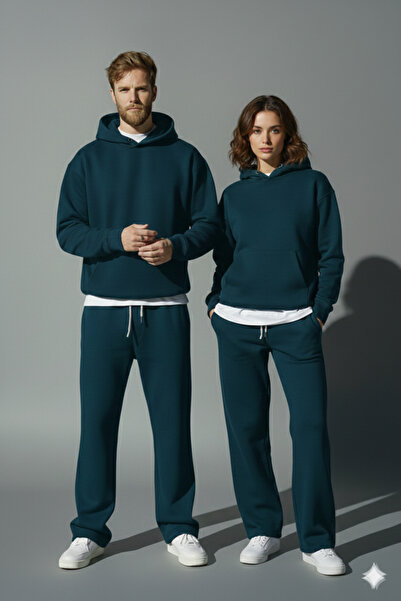 ALİ.COM Winter Lover Couple Combination, Men's and Women's Bottom Top Set Men/Women 2-Piece