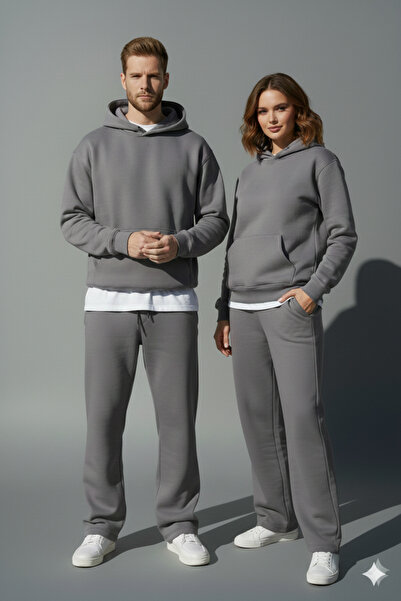 ALİ.COM Winter Lover Couple Combination, Men's and Women's Bottom Top Set Men/Women 2-Piece