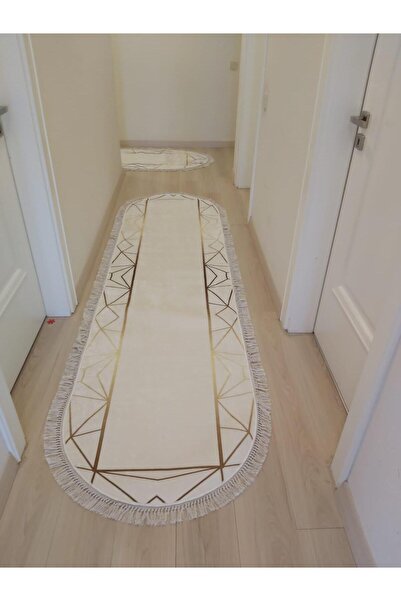 Home Yıkanabilir Kaymaz Taban Halı Mutfak Dekor Yolluk Koridor Salon Halısı