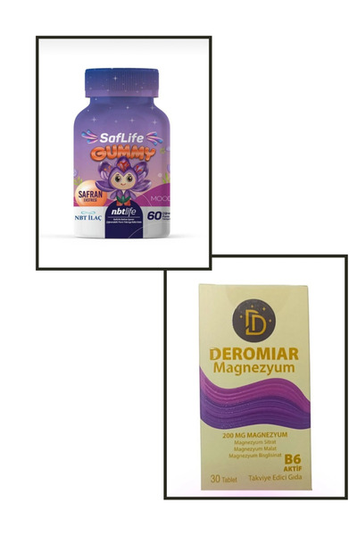 Deromiar مستخلص الزعفران من ماجنيزيوم وسافلايف – دعم للعضلات والمزاج والتوتر