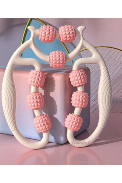 CT STONES Masaj pentru celulita Rolă de drenaj limfatic cu 9 roți