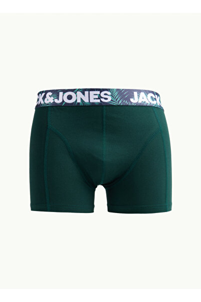 Jack & Jones Koyu Yeşil Erkek Boxer JACLUCA SOLID TRUNK SN EXC