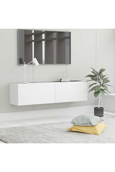 vidaxl TV Cabinet White 120x30x30 cm Engineered Wood