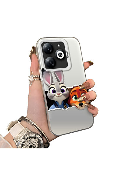 ucuc حافظة حماية من السيليكون المتوافقة مع هاتف Infinix Hot 40i ذات حافة أكري...