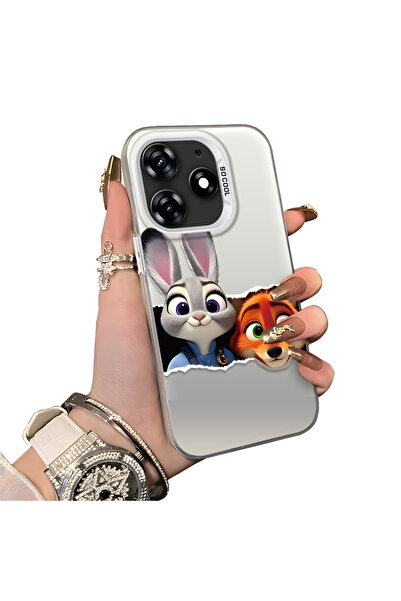 ucuc حافظة حماية من السيليكون متوافقة مع هاتف Tecno Spark 10 Pro ذات حافة أكر...