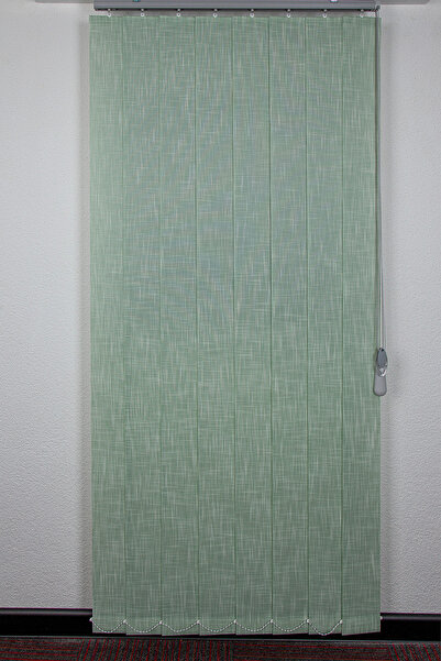 HAFS Dikey Perde DK606 - Yeşil, Işık Ayarlı, Nemli Bezle Silinebilir