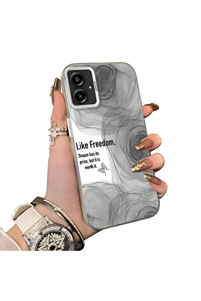 ucuc حافظة حماية بنمط إبداعي من السيليكون المتوافق مع هاتف سامسونج جالاكسي A06