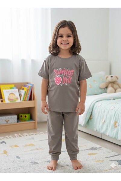 FAMESTEKSTİL Детски комплект летни пижами с къси ръкави
