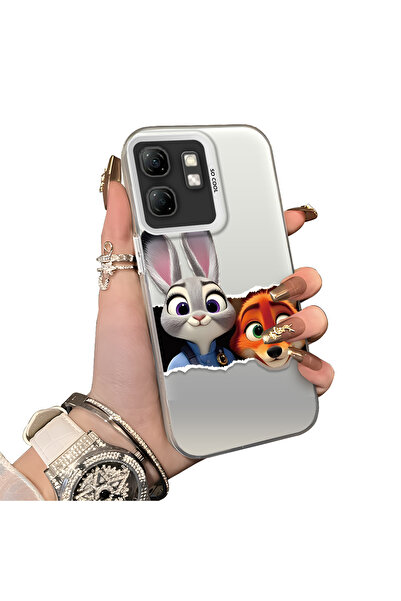 ucuc حافظة حماية من السيليكون المتوافقة مع هاتف Infinix Hot 50i ذات حافة أكري...