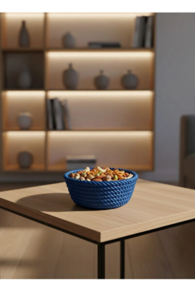 İsmiyle Al Mey Import ®   Round Cookie Bowl Dark Blue