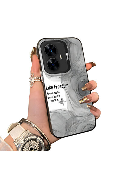 ucuc حافظة واقية بنمط إبداعي من السيليكون المتوافق مع هاتف Realme C55