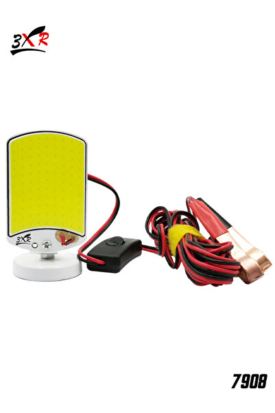 3XR High Power COB LED Work Light with Magnetic Base and Clamp – 12V Portable Inspection Lamp