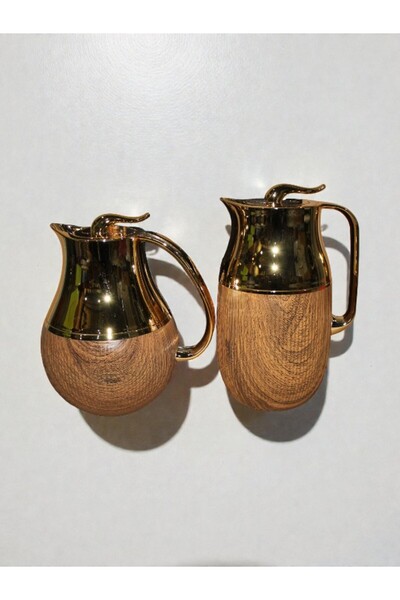 WDA Vacuum Jug Flask with Push Button Lid – 1.0 Liter Thermal Insulated Coffe...