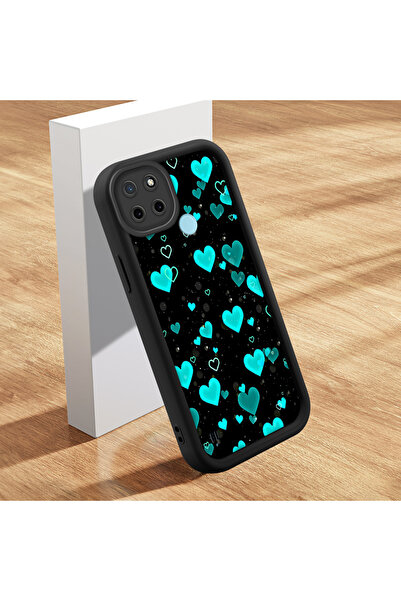 Hontinga حافظة هاتف من السيليكون الناعم المتوافقة مع هاتف Realme C25Y/C21Y مض...