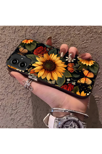 Hontinga حافظة هاتف متوافقة مع هاتف سامسونج جالاكسي A06، حماية للكاميرا، ظهر ...