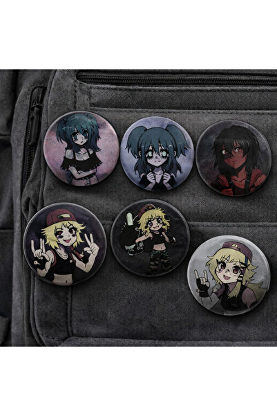6Pcs Lacey's Wardrobe Custom Badges | Glossy Finish | Needle Mechanism | Custom Design