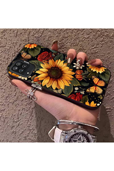 Hontinga حافظة هاتف متوافقة مع هاتف سامسونج جالاكسي A12/M12، حماية للكاميرا، ...