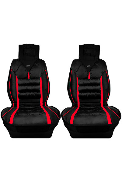 3XR Premium PU Leather Car Seat Cover Set – 2 Pcs Front Seat Covers with Padd...
