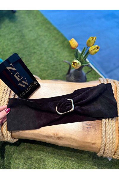 Yılday Gür Butik Black Baby Handmade Nubuck Belt