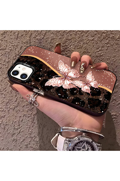 Hontinga حافظة هاتف متوافقة مع iPhone 12 ذات ظهر صلب ومضادة للسقوط على شكل ور...