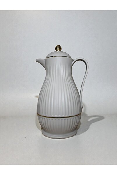 WDA Vacuum Jug Flask 1.0L – Ceramic Look Thermal Coffee & Tea Server with Lid