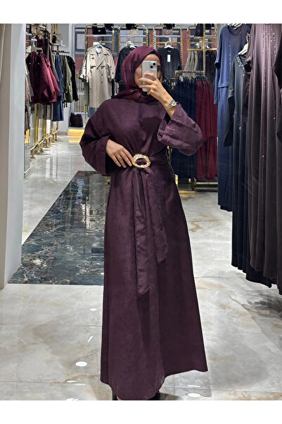 Butik Mürdüm Star Süet Kumaş: Modelimiz