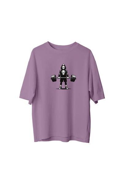 CANDLEMASTORE Punisher Gym - Oversized T-Shirt