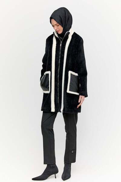 Setrms Fermurlı Yüksek Yaka Kaban