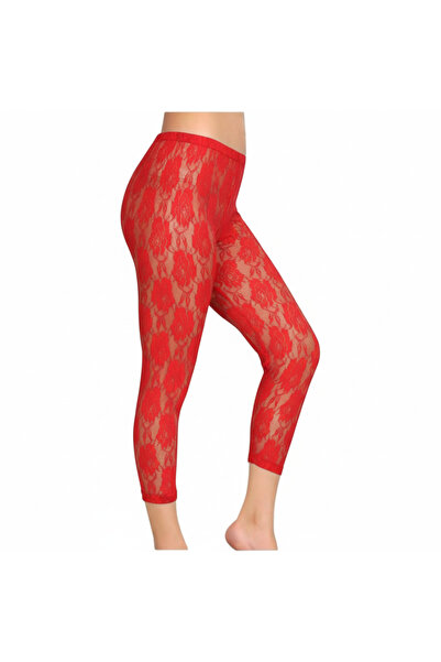 CANYILDIZ Stylish Leggings with Lace Detail