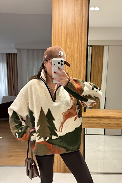 Gizem Ecemiş Presy Haki Geyikli Teddy Kazak