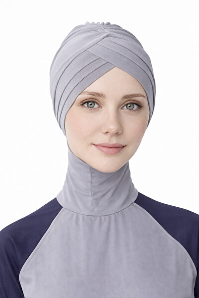 Les Bonnes Deniz-havuz Tesettür Bone,Günlük bone,Konforlu Üç Bantlı Kaydırmaz...