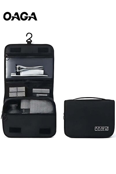 OAGA حقيبة سفر معلقة لأدوات النظافة الشخصية للرجال والنساء - طقم منظم للمكياج وأدوات النظافة