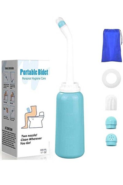 BOUND MOAT شطاف بيديه محمول للسفر، مناسب للتنظيف الشخصي في المرحاض/مهدئ بعد ا...