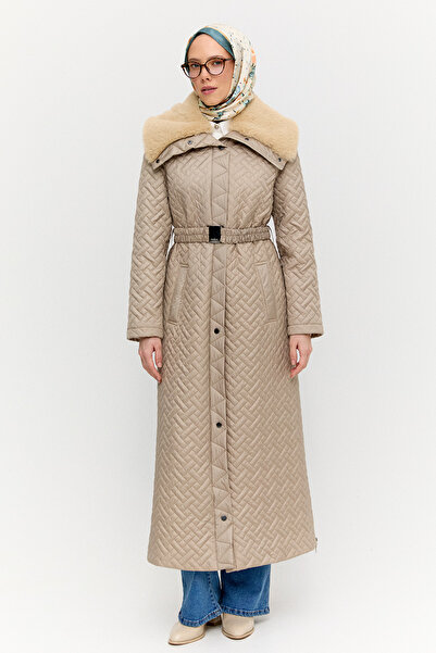 Setrms Yüksek Yaka Kapitone Kaban