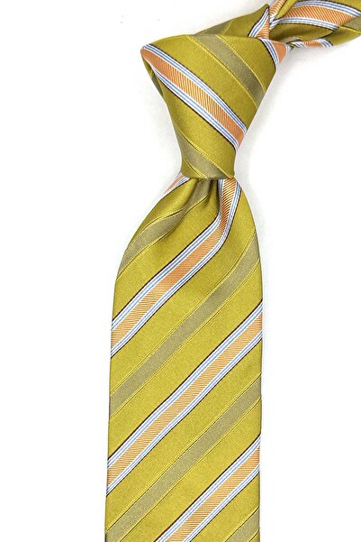 Kravatkolik ربطة عنق من الحرير الإيطالي باللون الأخضر على طراز كامبيتيلو IK2195