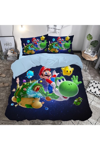 Home Mario Themed Double Duvet Cover Set